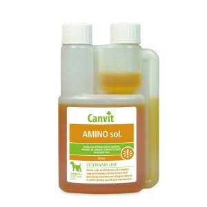 Рідка кормова добавка для тварин Canvit Aminosol, 250 мл (вітамінно-амінокислотний комплекс)