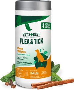 VET`S BEST Flea&Tick Wipes 50 шт