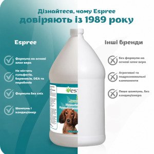 ESPREE Hypo-Allergenic Dog Shampoo&Conditioner 2in1 3,79 л