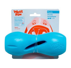 Іграшка для собак Qwizl Large Aqua/Квізл д/ласощів великий блакитний 17см