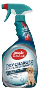 Кисневий спрей для видалення плям і нейтралізації запахів тварин Simple Solution Oxy Charged Stain & Odor Remover, 945 мл