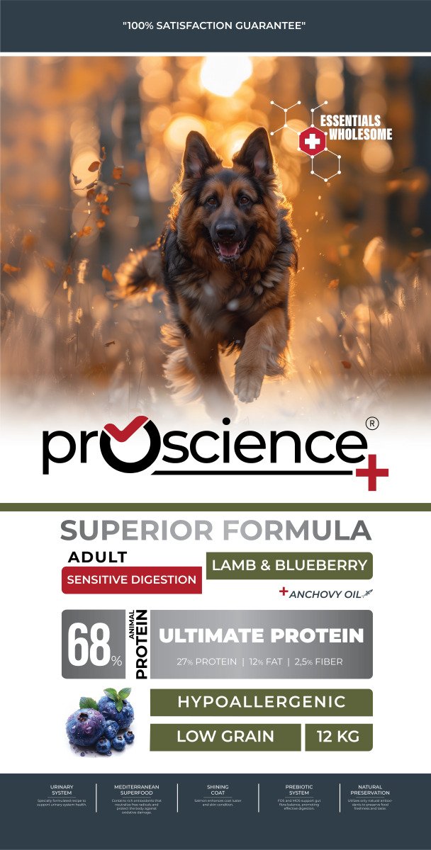 ProScience Adult Dog Lamb & Blueberry 12 kg