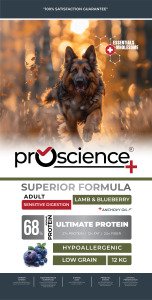 ProScience Adult Dog Lamb & Blueberry 12 kg