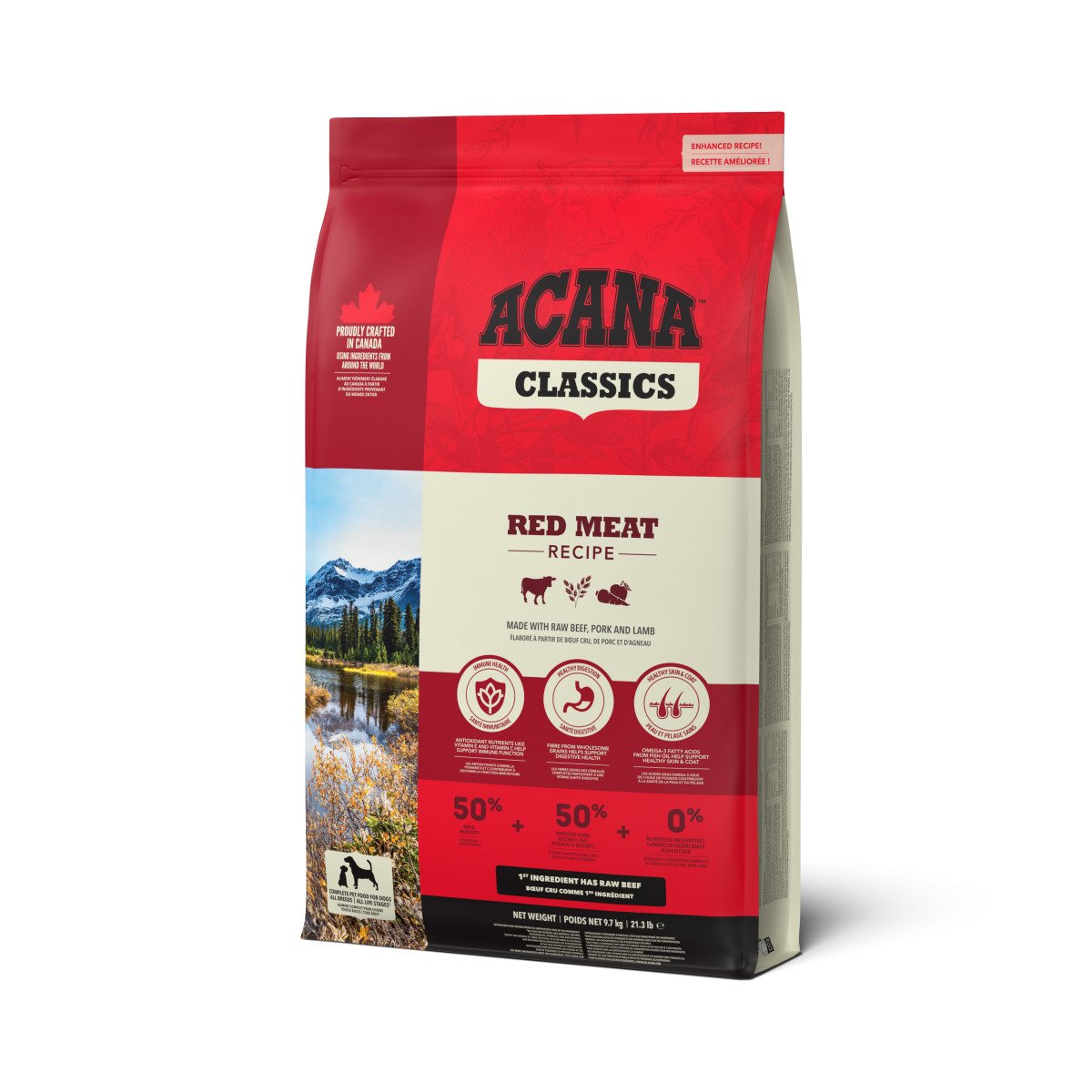 Сухий корм для собак ACANA Classics Red Meat Recipe, 9.7 кг