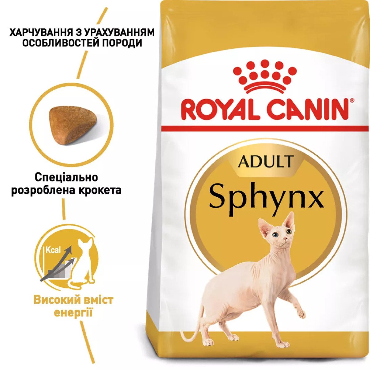 Сухий корм для котів Royal Canin Sphynx Adult, 10 кг