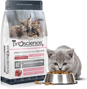 Сухий корм для вагітних, лактуючих кішок та кошенят ProScience Mother & Baby Cat Salmon, 1,5 кг