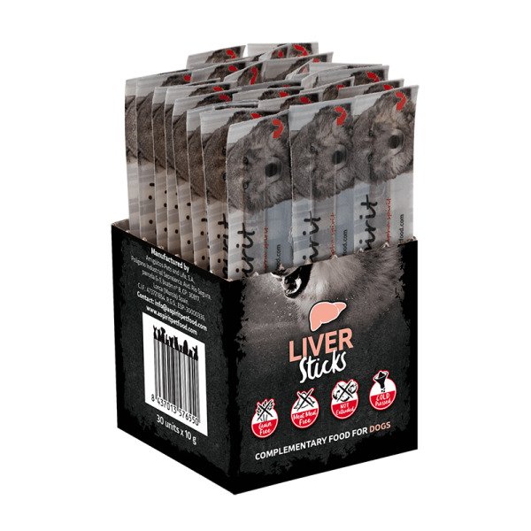 AS DOG Sticks Liver (н/в ласощі з печінки, палички 30шт) 300г (х56)