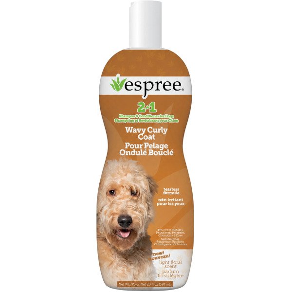 ESPREE Wavy Curly Coat Dog Shampoo&Conditioner 2in1 591мл