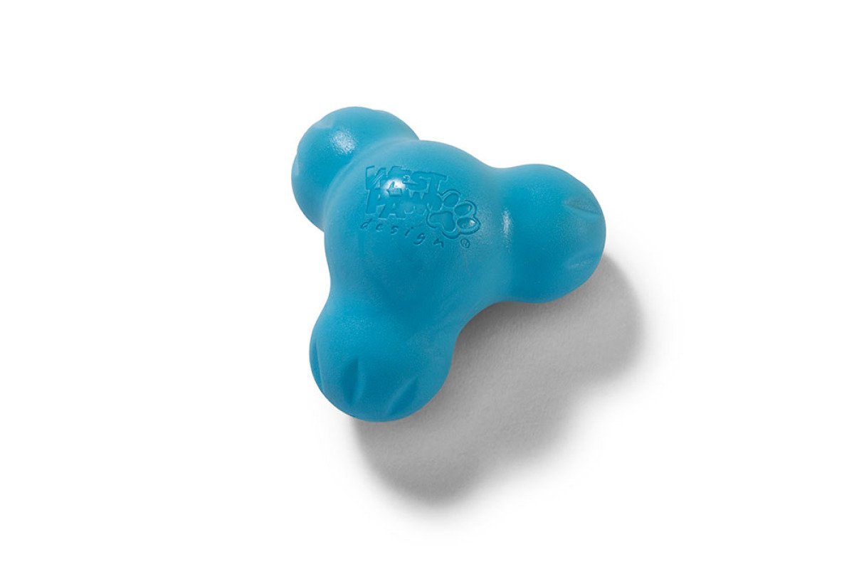 Іграшка для собак Tux Small Aqua/Тукс д/ласощів малий блакитний 10см