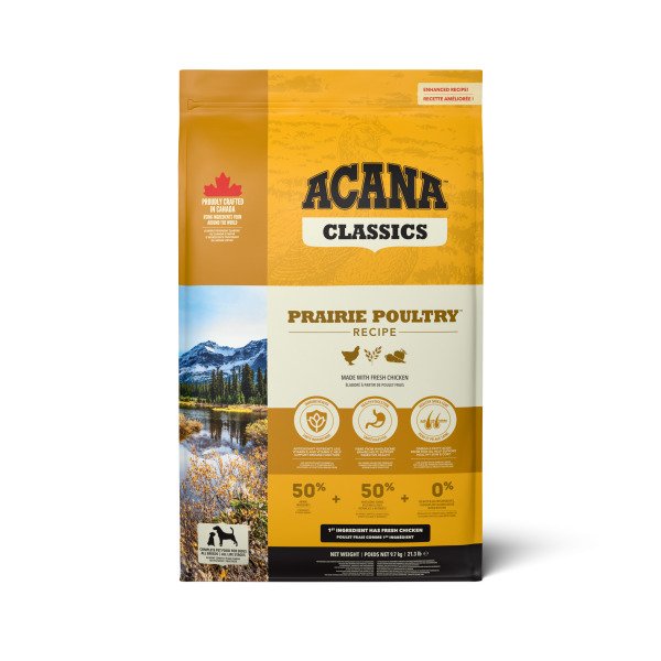 Сухий корм для собак ACANA Classics Prairie Poultry Recipe, 9.7 кг
