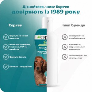 ESPREE Hypo-Allergenic Dog Shampoo&Conditioner 2in1 591мл