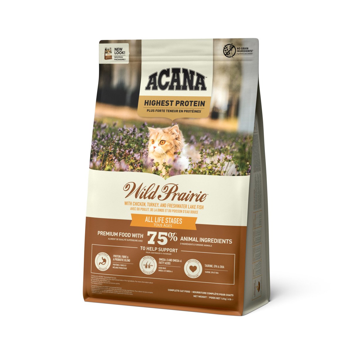 Сухий беззерновий корм для котів ACANA Wild Prairie Cat, 1.8 кг