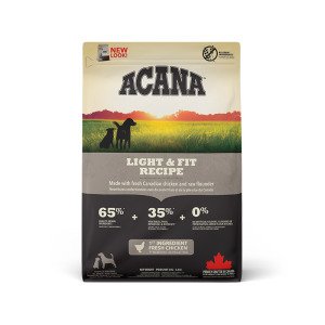 Сухий беззерновий корм для дорослих собак ACANA Light & Fit Recipe, 2 кг