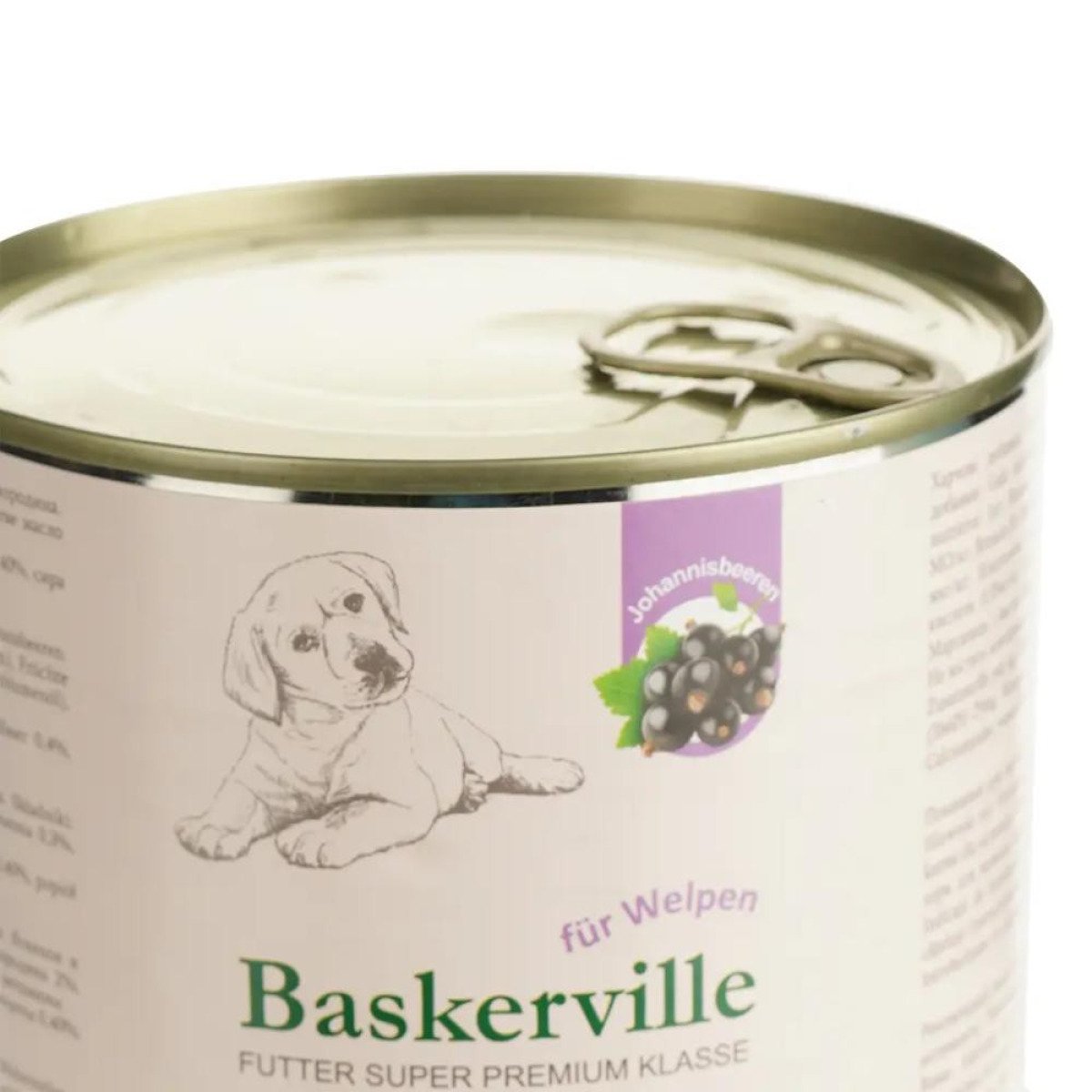 Baskerville Ягня та смородина — вологий корм для цуценят, 800 г
