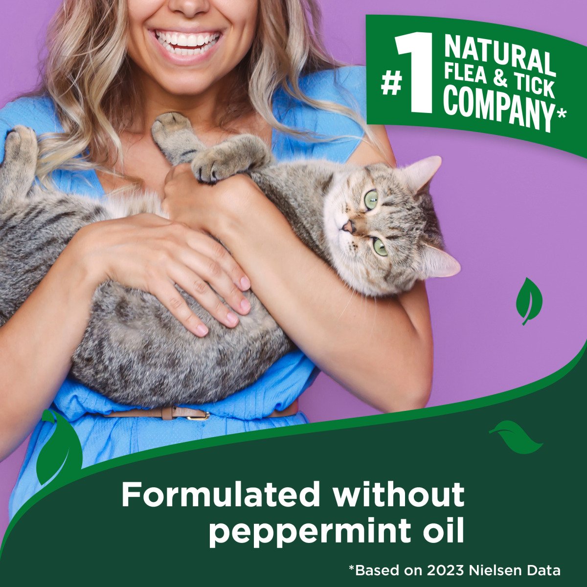 VET`S BEST Flea&Tick Waterless Bath for CATS Cottonspice 150 мл