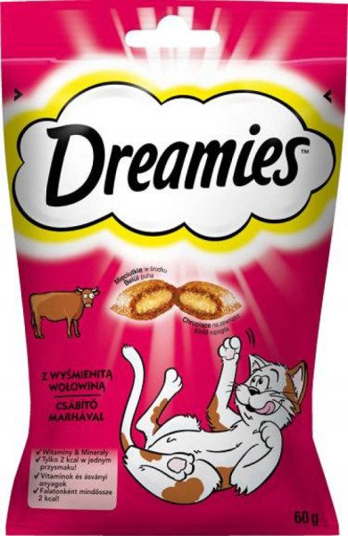 Dreamies з яловичиною 60 г - Ласощі для котів