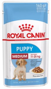Вологий корм для цуценят середніх порід Royal Canin Medium Puppy, 140 г