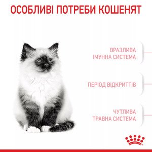 Сухий корм для кошенят Royal Canin Kitten, акційна упаковка 10 кг (8 кг + 2 кг у подарунок)