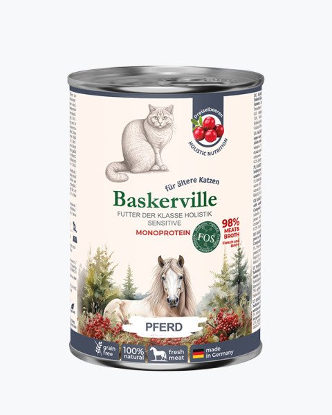 Baskerville KF FOS Monoprotein Pferd Конина 400г