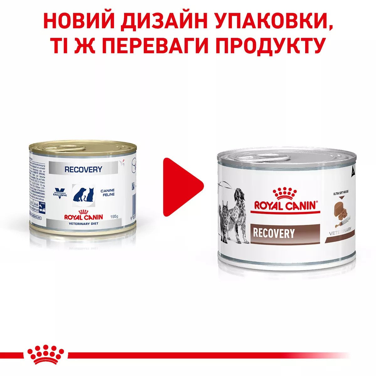Вологий корм для котів Royal Canin Recovery, 195 г