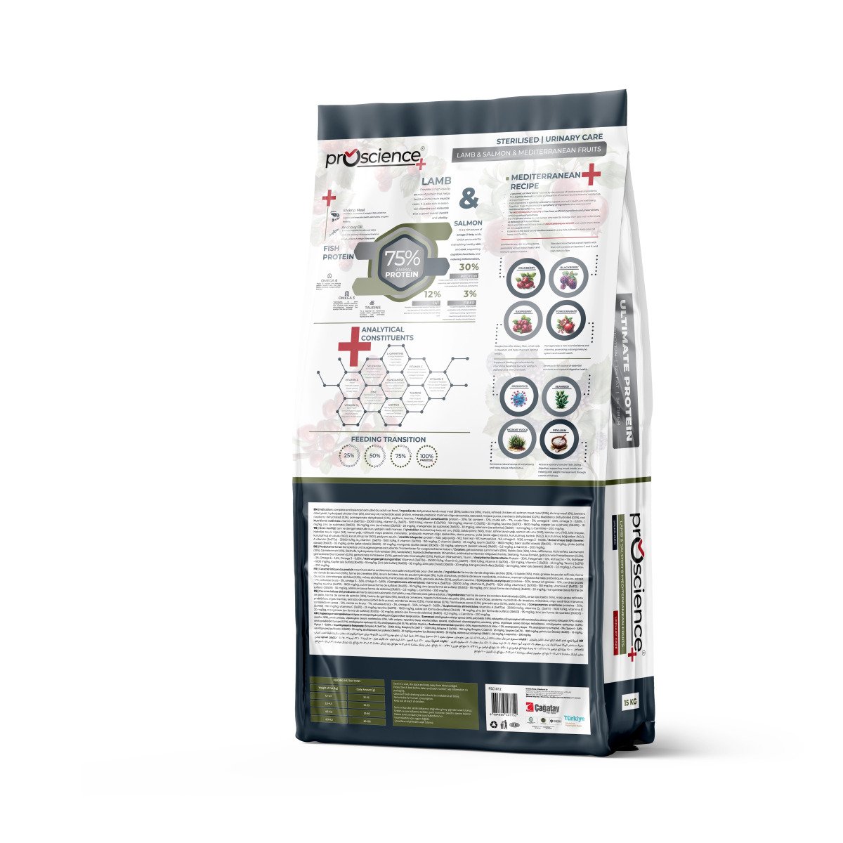 ProScience Sterilised Cat Lamb & Salmon 15 kg