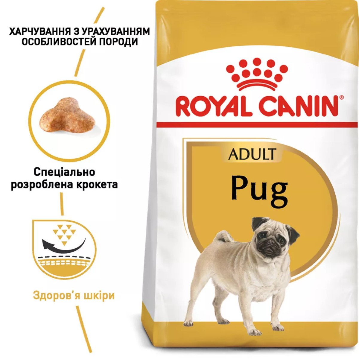 Сухий корм для собак малих порід Royal Canin Pug Adult, 3 кг