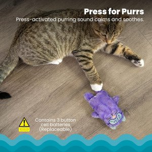 Іграшка для котів Петстейджес Кіт-подушка антістрес Мур-Мур арт pt719