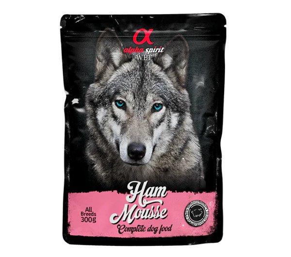 ALPHA SPIRIT POUCH HAM DOG/Вологий корм д/собак Хем 300г