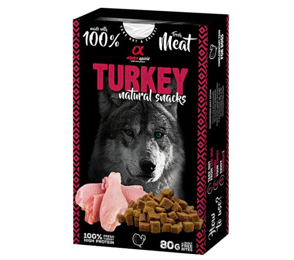 AS DOG NATURAL SNACK TURKEY/Н/в ласощі д/собак Натурал Снек виз Торкі 80 г