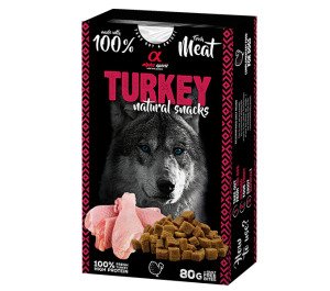 AS DOG NATURAL SNACK TURKEY/Н/в ласощі д/собак Натурал Снек виз Торкі 80 г