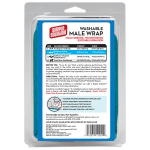 Багаторазовий гігієнічний пояс для собак (кобелів) Simple Solution Washable Male Wrap Medium (розмір M), 1 шт.