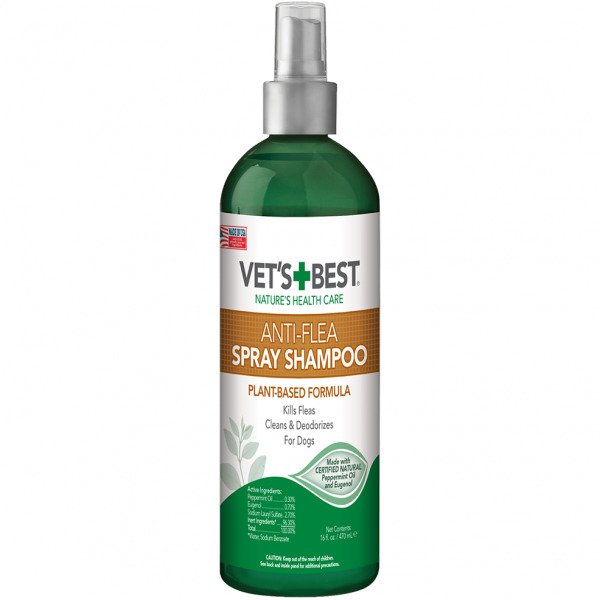 VET`S BEST Natural Anti-Flea Spray-Shampoo 470 мл