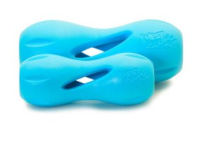 Іграшка для собак Qwizl Large Aqua/Квізл д/ласощів великий блакитний 17см