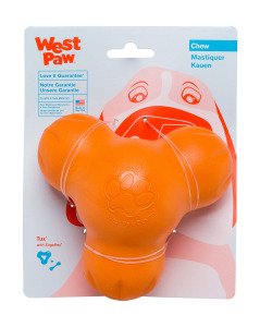 Іграшка для собак Tux Large Tangerine/Тукс д/ласощів вел. оранжевий 13см