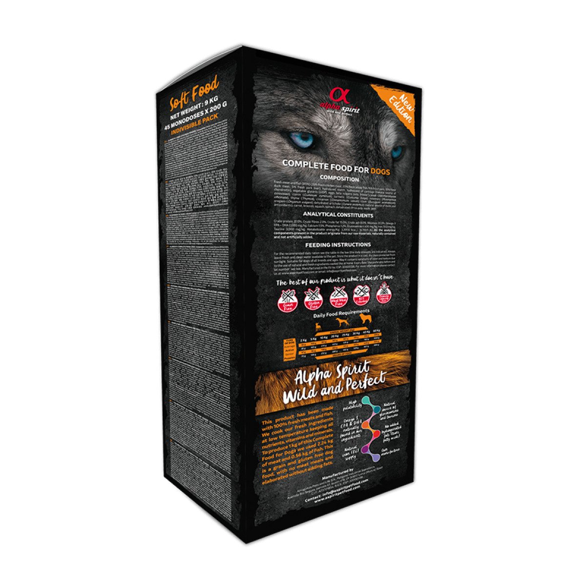 AS Semi-moist MULTIPROTEIN BOX (н/в корм д/собак) МУЛЬТИПРОТЕЇН 9 кг (45х200г)
