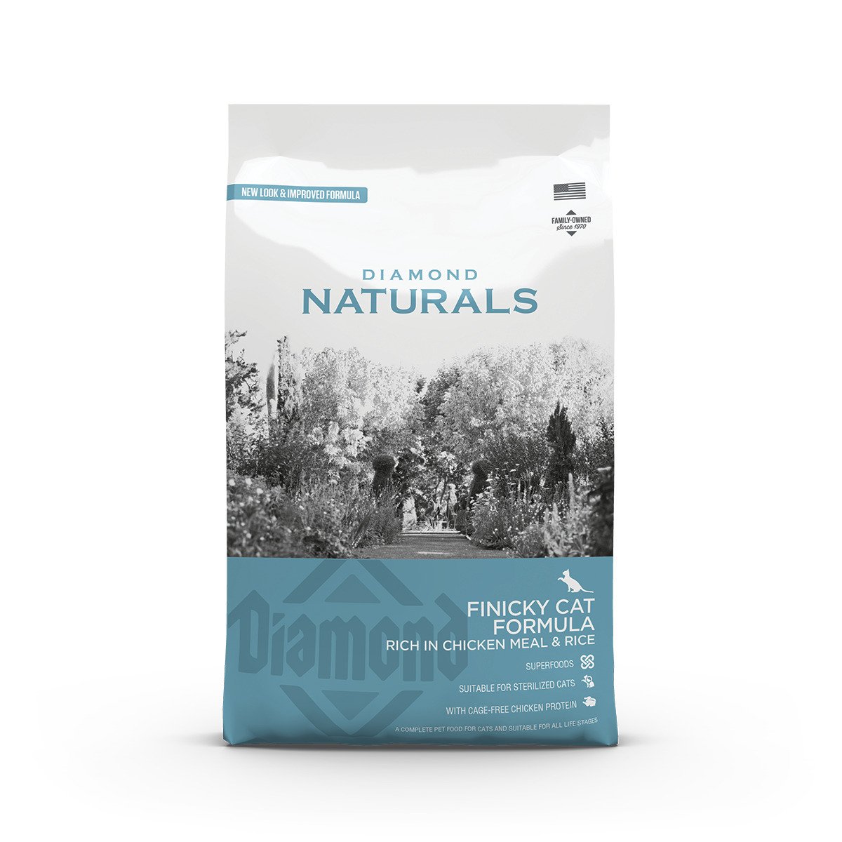 Сухий холістик-корм для вибагливих котів із куркою та рисом Diamond Naturals Finicky Cat Chicken & Rice 3 кг