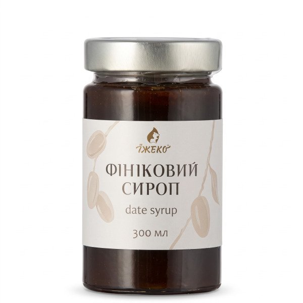 Сироп фініковий натуральний Їжеко (Date Syrup), 300 мл у скляній пляшці