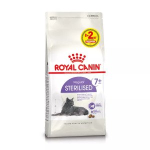 Сухий корм для стерилізованих котів Royal Canin Sterilised 7+, акційна упаковка 10 кг (8 кг + 2 кг у подарунок)