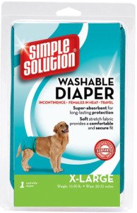 Багаторазові гігієнічні труси-підгузки для собак Simple Solution Washable Diaper X-Large (розмір XL), 1 шт.