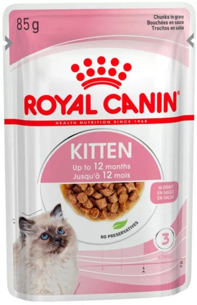Вологий корм для кошенят Royal Canin Kitten Instinctive In Gravy, 85 г