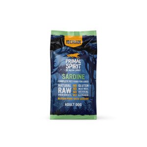PRIMAL SPIRIT IBERIAN SARDINE DOG FOOD/Повнораціонний корм д/собак Іберіан Сардина 12кг