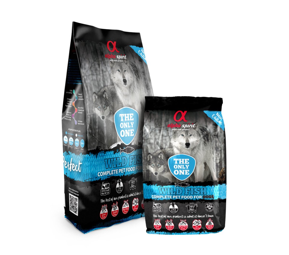 AS THE ONLY ONE DOG FOOD WILD FISH/Сухий корм д/собак Зе Онлі Уан Вайлд Фіш 3кг
