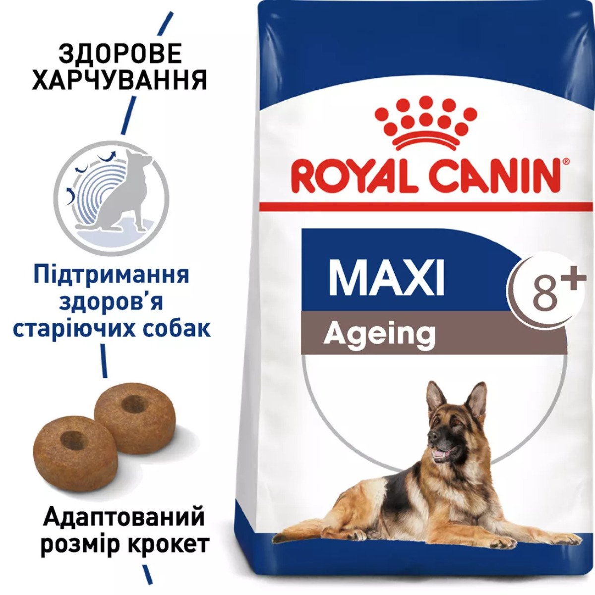 Сухий корм для собак великих порід Royal Canin Maxi Ageing 8+, 15 кг