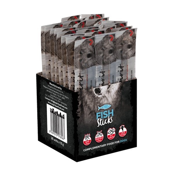 AS DOG Sticks Fish (н/в ласощі з риби, палички 30шт) 300г (х56)