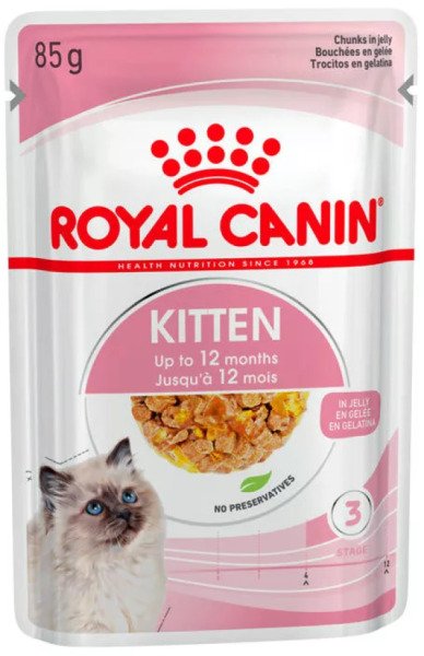 Вологий корм для кошенят Royal Canin Kitten Instinctive In Jelly, 85 г