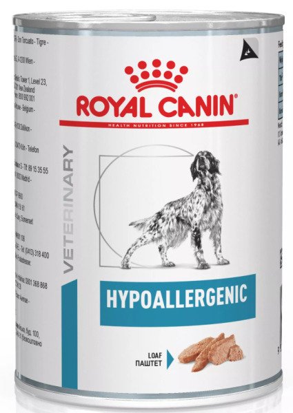 Вологий корм для собак Royal Canin Hypoallergenic Dog Cans, 400 г