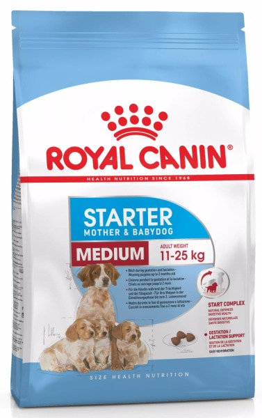 Сухий корм для цуценят середніх порід Royal Canin Medium Starter, 1 кг