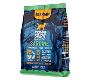 PRIMAL SPIRIT IBERIAN SARDINE CAT FOOD/Повнораціонний корм д/котів Іберіан Сардина 1 кг