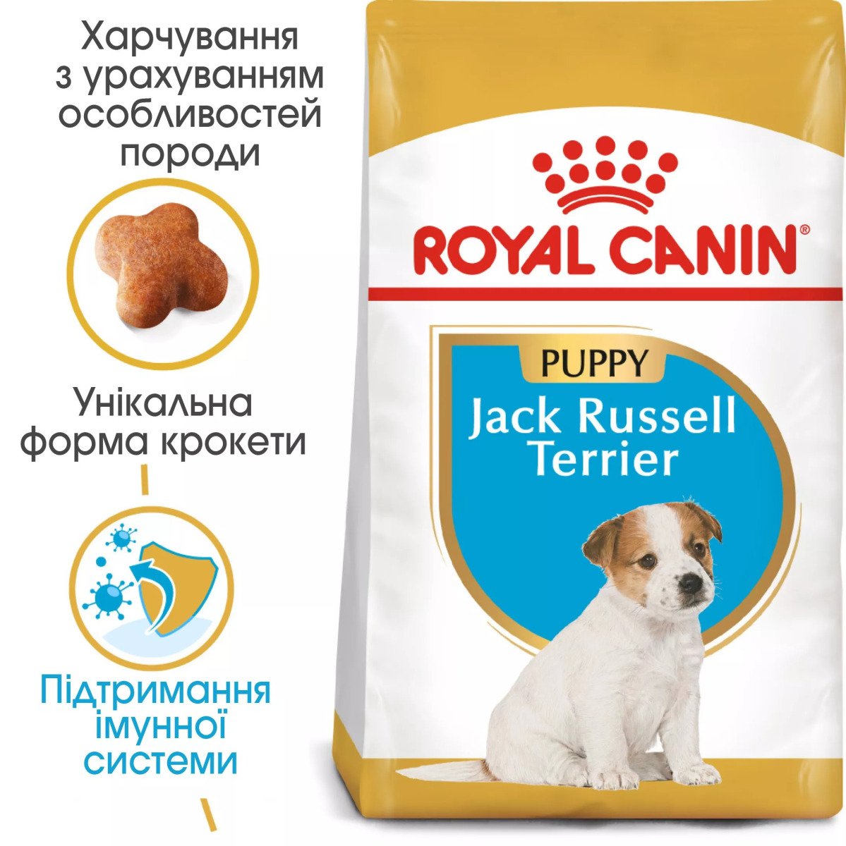Сухий корм для цуценят мініатюрних порід Royal Canin Jack Russell Terrier Puppy, 1.5 кг