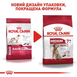 Сухий корм для собак середніх порід Royal Canin Medium Adult 7+, 4 кг
